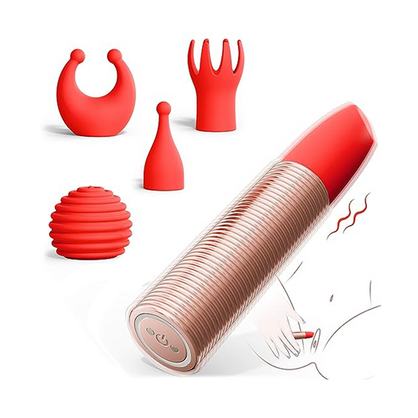 Customizable Clitoral Vibrator with Interchangeable Sleeves for Versatile Pleasure