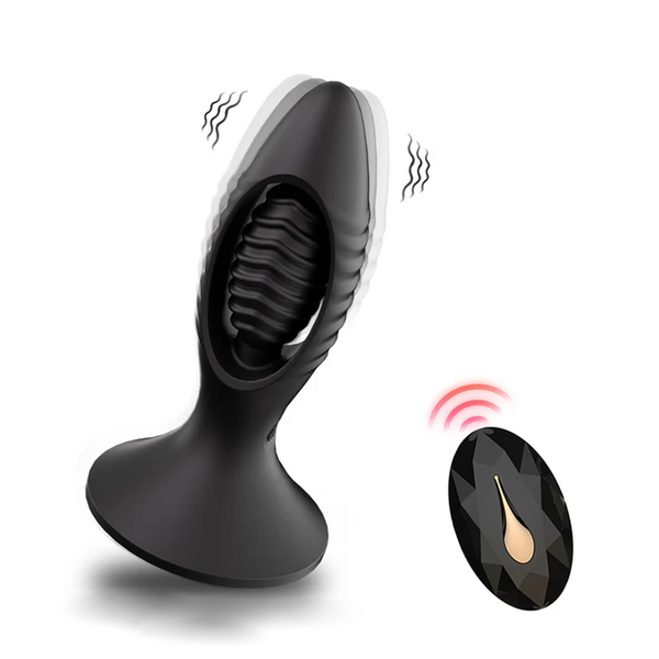 Vibrating Anal Plug with App Control & Customizable Patterns