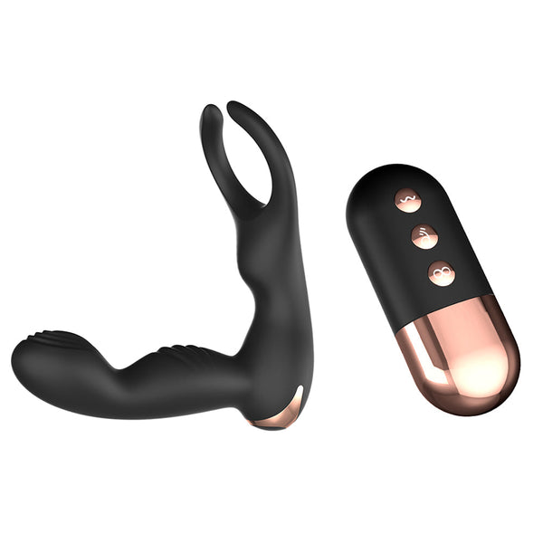 Dual-Vibration Anal Plug Massager for Intense Stimulation