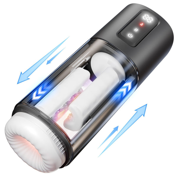 Automatic Male Masturbator with 6 Rubbing Speeds & 2 Heat Settings for Maximum Pleasure