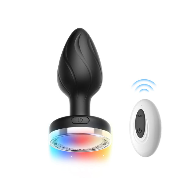 LED Vibrating Anal Plug for Unique Pleasure