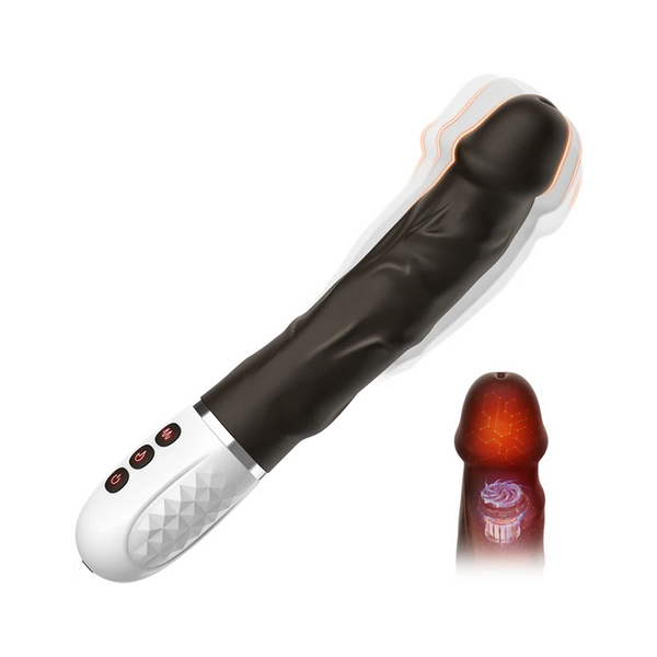 Heating Realistic Dildo with Vibrating Modes