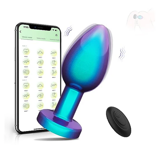 App-Controlled Vibrating Anal Plug for Hands-Free Fun