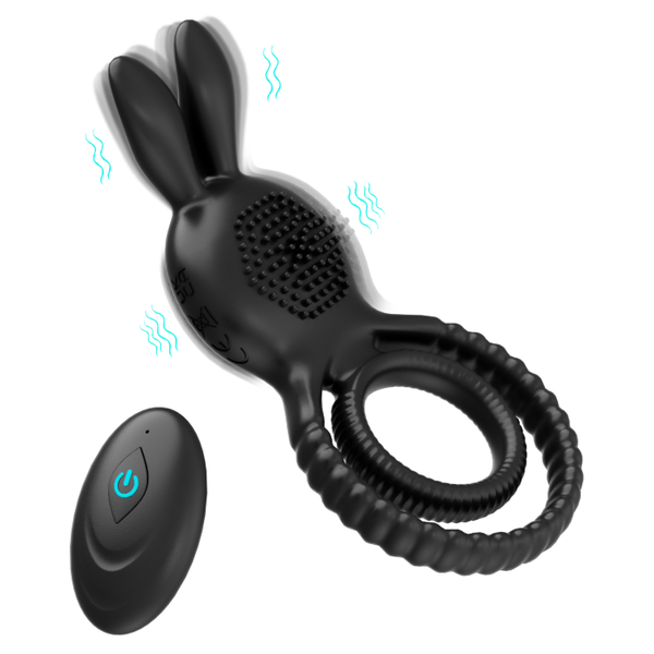 Rabbit Ears Vibrating Cock Ring for Extra Sensation