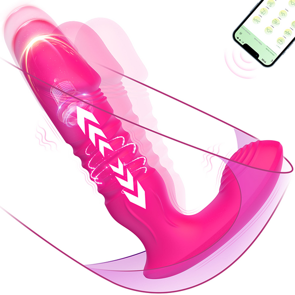 Deep Stimulation G-Spot Dildo with Thrusting and Vibration Features