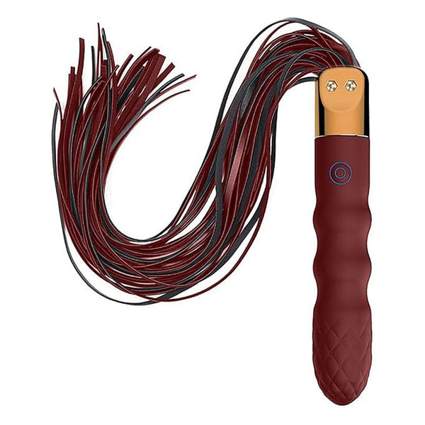 Vibrating Whip with Built-In G-Spot Vibrator