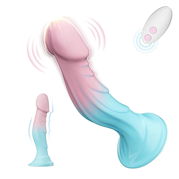 7.5 Inch Vibrating Dildo with Suction Cup & 9 Vibration Modes