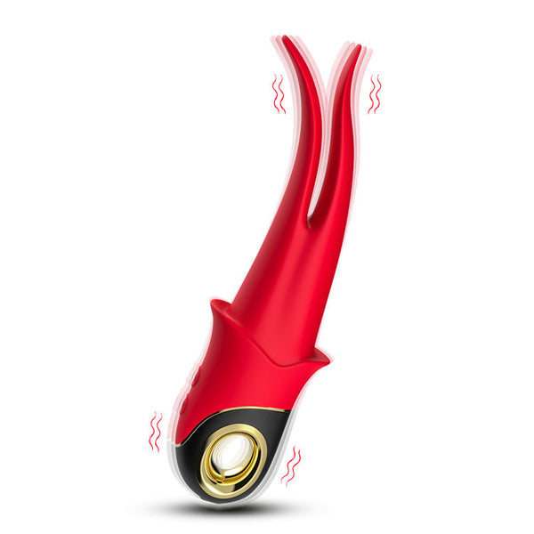 Dual-Tip Mini Vibrator for Targeted Pleasure